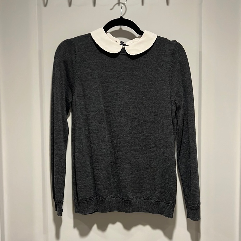 Sézane Aaron Blouse in Grey